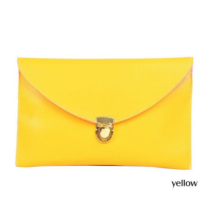 2 In 1 Shoulder And Envelope Lady Clutches Bag (yellow) on Luulla